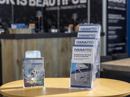 Produktinformationen auf der Messe