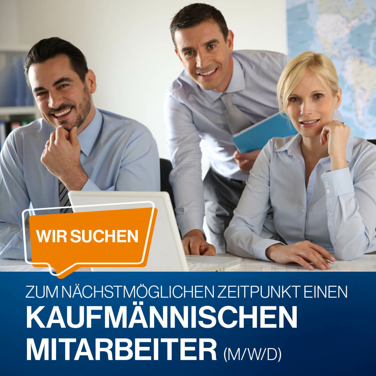 Kaufmännischer Mitarbeiter Titelbild der Stellenanzeige
