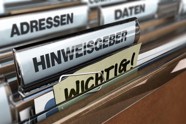 Informationspflicht für Hinweisgeber