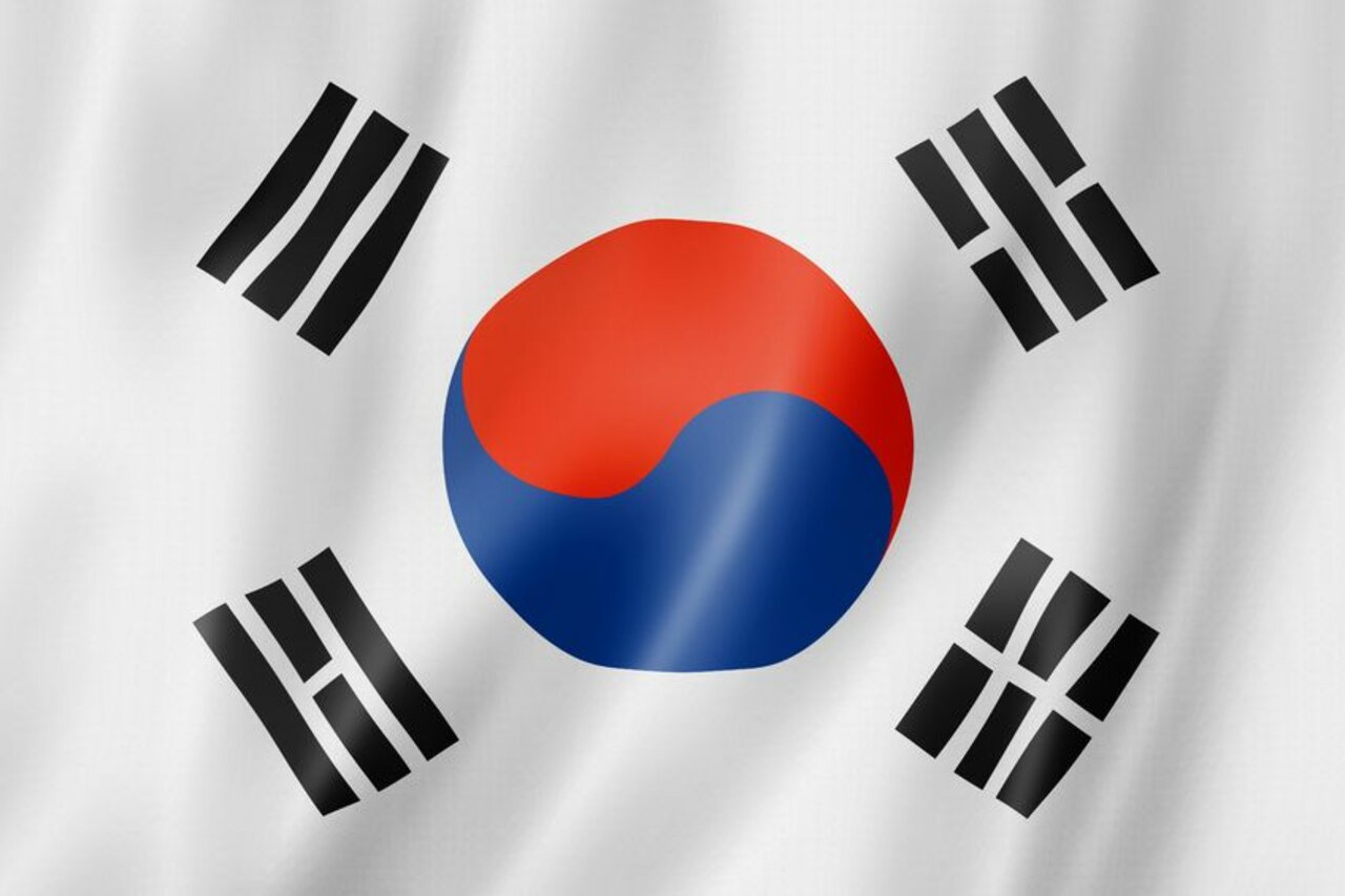 Südkoreanische Fahne