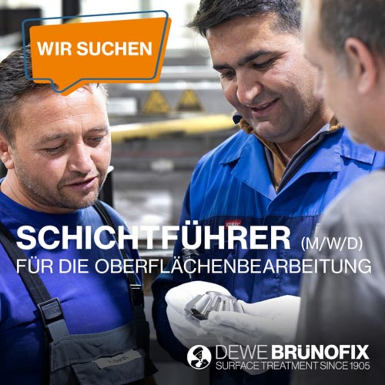 Wir suchen eine/n Schichtführer/in