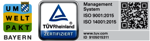 ISO Zertifikat ISO Norm und Umweltpakt Bayern